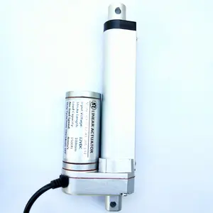 Aktüatör doğrusal 12 volt 500mm 12 v 24v 36v 48v fırça Motor 3000 N Ip65 Dc su geçirmez endüstriyel lineer aktüatör