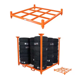 Opvouwbare En Stapelende Mobiele Band Display Stand Truck Stapelen Band Fabriek Opslagrekken - Product Image 6