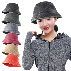 Retro Fisherman <b>Hat</b> Solid Color Sun Protection Outdoor Sports Cap For Adults Beach Hiking Cycling UV Shielding - Product Image 1