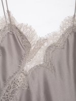 TAOP&ZA Nouvelle Collection Printemps 2026 : Haut sans manches élégant et stylé à ourlet asymétrique et bordure en dentelle (5919105)