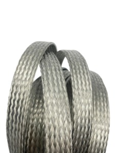 Tubo tejido de cobre galvanizado DXZ / Tira tejida de cobre galvanizado / Alambre tejido de cobre para protección de aislamiento de cables - Product Image 5