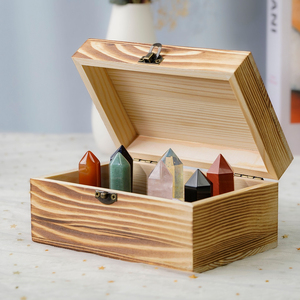 Pilar <span class=keywords><strong>de</strong></span> cristal natural <span class=keywords><strong>de</strong></span> <span class=keywords><strong>siete</strong></span> colores, Prisma hexagonal, citrino fundido, obsidiana, piedra <span class=keywords><strong>de</strong></span> amatista, mesa <span class=keywords><strong>de</strong></span> oficina Feng Shui hecha a mano - Product Image 4