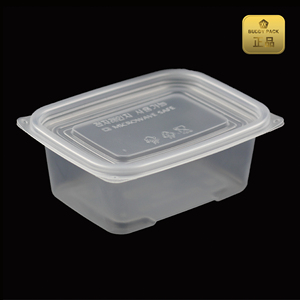 Boîte bento coréenne transparente sans BPA en PP, 3 compartiments, plateau durable pour portions, idéale pour les repas - Product Image 1