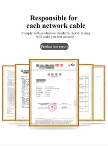 23awg 50m 1000m rolo ao ar livre OEM (5000 metro) cat.6a cat-6a UTP cat 6a cabo lan