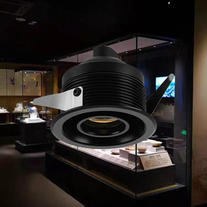 Adjustable 3W 5W Zoomable LED Cabinet Lights Modern Design 3000K <strong>Narrow</strong> <strong>Beam</strong> COB <strong>Spotlight</strong> for Museum Showcase Wine Cabinet - Product Image 1