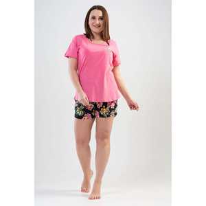 Ensemble short d'été BAYAN XXL, col rond, manches courtes, coupe ovale, longueur au-dessus du genou, taille XS, ensemble pantalon - Product Image 4