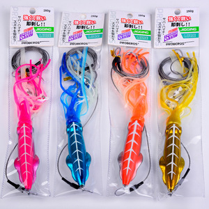 WildTrek 115g-261g Esca Luminosa per Calamari con Filo in Acciaio, Esca per Acqua Salata per Tonno, Kingfish, Spigola, Pesca in Lago e Fiume - Product Image 5