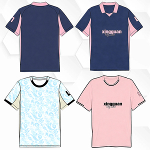Maglia da Calcio Personalizzata Rosa e Nera in Sublimazione, Stile <span class=keywords><strong>Palermo</strong></span>, per Stampa di Squadre, Fornitore di Maglie da Calcio Siciliane - Product Image 1