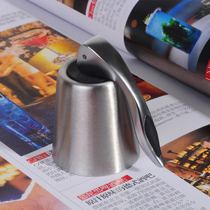 Top Sellers Shipping Kitchen Bar Accessories BPA-free Stainless Steel <b>Wine</b> Bottle <b>Stopper</b> Stainless Steel Handle - Product Image 4