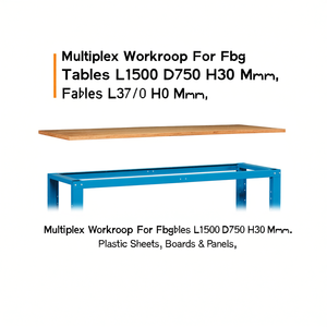 Plan de travail Fami Multiplex pour tables Fbg L1500 D750 H30 mm - Product Image 3