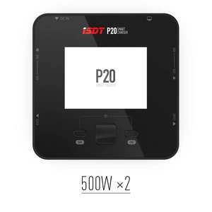 เครื่องชาร์จแบตเตอรี่อัจฉริยะ <span class=keywords><strong>ISDT</strong></span> P20 แบบสองพอร์ต 1-8S 500W*2 20A สำหรับแบตเตอรี่ Lipo Li-ion Life NiCd NiMH LiHV DC - Product Image 3