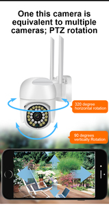 Caméra intelligente sans fil pour bébé, Audio bidirectionnel, <span class=keywords><strong>Babyphone</strong></span> 360, sécurité domestique, Wifi, vidéo, moniteur pour bébé - Product Image 6