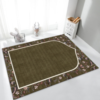 Tapis de prière islamique personnalisé de haute qualité 2025 pour usage domestique, tapis de pèlerinage musulman de Dubaï