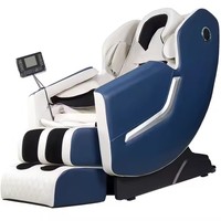 Meilleur Gris Zero Gravity Human Touch Stretch 4D Track Dernier thérapeute Masseur Chaise de massage électronique Corps entier