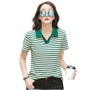 T-shirt Femme Manches Courtes Soie/Coton Style Y2K Décontracté Été Respirant Coupe Ample & Amincissante - Product Image 3