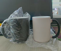 Vente en gros de tasses magiques à changement de couleur de 11 oz, tasses en céramique personnalisées imprimées par sublimation