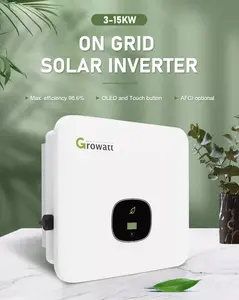 Riesiger Solar Kostenloser Versand Fabrik preis Tier 1 GROWATT 3 5 10 20 30KW 3000TL3X On Grid Micro Solar Wechsel richter Panel für den Heimgebrauch