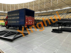 Suelo temporal personalizado de alta resistencia para eventos al aire libre Solución portátil segura y confiable para aumentar la capacidad de las instalaciones - Product Image 4
