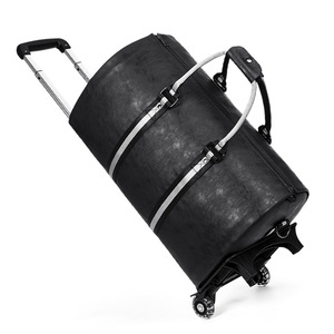 กระเป๋าเดินทางแบบมีล้อลากพับได้ขนาดใหญ่  วัสดุ PU  สำหรับใส่สูท  กระเป๋าเดินทางธุรกิจแบบมีล้อ  กระเป๋าเดินทางแบบมีล้อหมุน  กระเป๋าเดินทาง  กระเป๋าถือ - Product Image 2