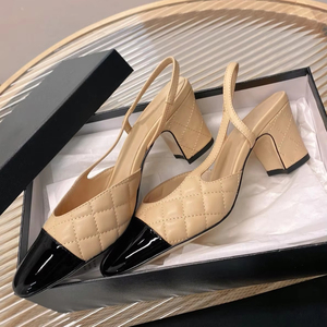 Sandalias Clásicas de Tacón Alto con Tira Trasera de PU para Mujer, Primavera-Verano, con Tacones Finos, Punta Abierta/Peep Toe, Cierre con Cordones, Resistentes - Product Image 3