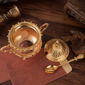 Azucareros de estilo europeo, azucareros creativos y modernos, frascos de vidrio para condimentos con tapa. - Product Image 5