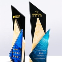 Promotionnel asie en gros 3d aigle statue prix Offre Spéciale dragon de cristal de plaque et fournitures de trophées