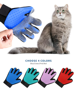 Beş parmak silikon eldiven banyo ve bakım köpek ve kedi epilasyon masaj fırçası Pet eldiven tedarikçisi kauçuk malzeme - Product Image 5