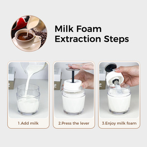 CAFELFFE manual pequeño 3 en 1 Compatible con cápsulas de café <span class=keywords><strong>NES</strong></span>/DG y modelo de café molido máquina de café portátil - Product Image 3