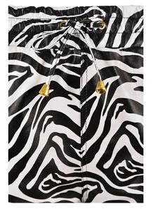 Pantalones de Mujer Personalizados 100% Cuero Nappa con Estampado de Cebra, Corte Entallado, Marca Privada OEM/ODM, Pantalones Clásicos de Lujo - Product Image 5