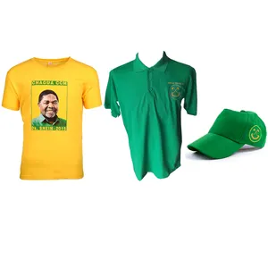 Tanzania election campaign printed cheap custom screen printing t shirts for men sublimation printing