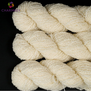 Fil fantaisie 100% <span class=keywords><strong>laine</strong></span> mérinos australienne <span class=keywords><strong>extra</strong></span> <span class=keywords><strong>fine</strong></span>, fil bouclé, fil non teint pour la teinture <span class=keywords><strong>à</strong></span> la main et le tricot - Product Image 1