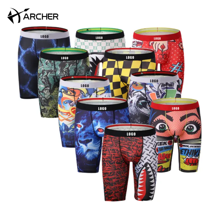 Hochwertige bedruckte Herren shorts Vendor Under wear Herren Slips & <span class=keywords><strong>Boxer</strong></span> Atmungsaktive Shorts Plus Size Unterwäsche