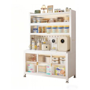 <span class=keywords><strong>Mueble</strong></span> de Cocina Metálico, <span class=keywords><strong>Mueble</strong></span> de Despensa Estrecho con Encimera de Piedra, <span class=keywords><strong>Mueble</strong></span> <span class=keywords><strong>para</strong></span> <span class=keywords><strong>Horno</strong></span> Blanco - Product Image 5