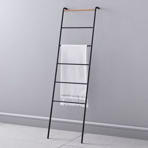 China Metal Furniture Factory Iron <strong>Leaning</strong> <strong>Ladder</strong> 5 Rungs Bedside Towel Floating <strong>Shelves</strong> - Product Image 4