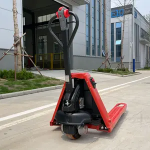 1.5 Ton 2 Ton 2000kg Capacity Battery Electric Powered Electric Pallet Jacks Warehouse Truck Equip Lithium Battery