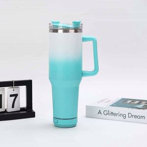 Stainless Steel <b>Double</b> <b>Wall</b> Coffee Mug, <b>Double</b> Mouth Design, Custom Color, Logo Gift Bottle With Bluetooth - Product Image 5