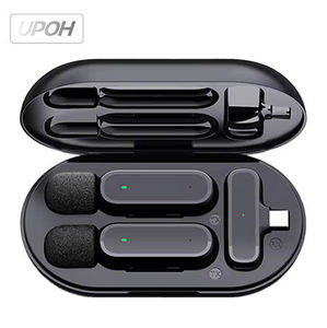 Chất Lượng Tốt Không Dây Lavalier Microphone Với Sạc Trường Hợp Thích Hợp Cho Phát Sóng Trực Tiếp Video Chụp Chương Trình Phỏng Vấn - Product Image 2