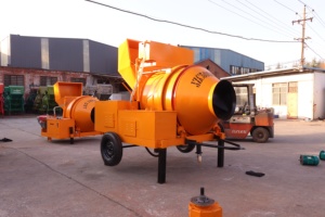 Trung quốc sản xuất 500L xách tay TRỘN BÊ TÔNG máy với bơm điện diesel nhỏ xi măng trộn bê tông - Product Image 6