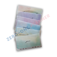 Enveloppes à billets personnalisées en vélin mat givré A5 A6 A7 pour la budgétisation Enveloppes sans fermeture éclair pour le rembourrage d'argent et l'organisateur d'argent