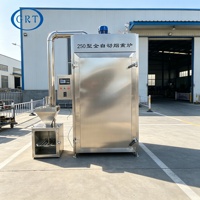 Fumoir commercial pour la transformation de la viande, du poisson, du poulet et des saucisses avec contrôle automatique de la température et grande capacité