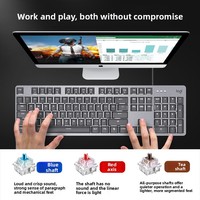 Ensemble clavier et souris mécaniques Logitech K845, interrupteurs Green Tea, rétroéclairé, programmable, pour jeux E-Sports, G502 HERO USB (version anglaise)