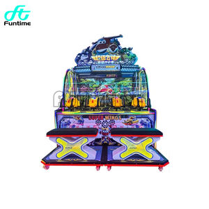 Venta directa de fábrica interior Super Wings máquina de juego de disparos Arcade para niños cuatro jugadores máquina de juego de disparos de agua loca - Product Image 2
