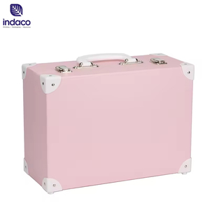 Wholesale Customized Cardboard Suitcase Gift <b>Box</b> with Handle CMYK Printing for Baby Gift <b>Box</b> - Product Image 5