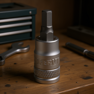 Douille Fervi avec insert hexagonal, entraînement métrique 6 mm - Product Image 3