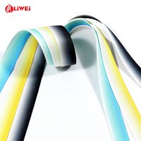 Sangle en polyester/coton durable LIWEI avec impression par transfert thermique pour chaussures, vêtements, sacs et accessoires textiles de maison