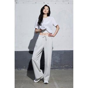 Airst pantaloni larghi Casual da donna eleganti in Chiffon e raso a metà vita senza rughe anche senza trasportino