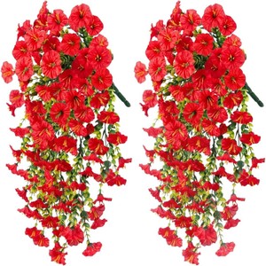2 Piezas por Bolsa, Guirnalda de Flores Artificiales de Seda, Gloría de la Mañana, Decoración Moderna para Ventana, 75 cm, para Acción de Gracias y Día de la Madre - Product Image 3