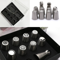 Embouts de décoration de gâteaux en acier inoxydable 430, embout russe