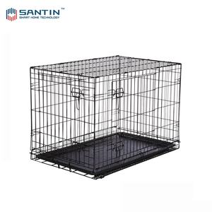 Offre Spéciale Fil Pliant Chats Grand Chien <span class=keywords><strong>Cage</strong></span> De Zoo En Plein Air Chenils En Métal - Product Image 3
