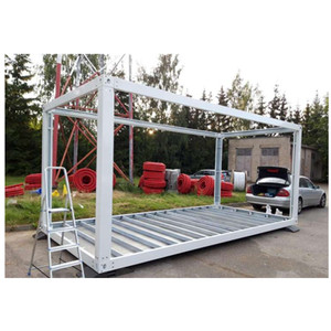 Prefab Xách Tay 20ft 40ft Xách Tay Thép <span class=keywords><strong>2</strong></span> 3 Phòng Ngủ Có Thể Tháo Rời Bánh Sandwich Bảng Điều Chỉnh Văn Phòng Trường Vận Chuyển Container Nhà Nhà Khung - Product Image 3